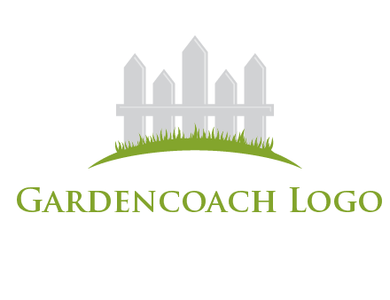 fences on grass logo
