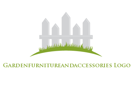 fences on grass logo