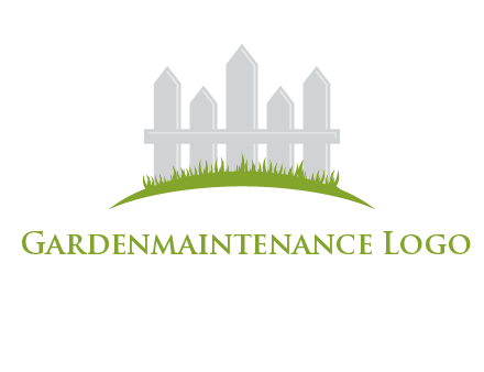 fences on grass logo