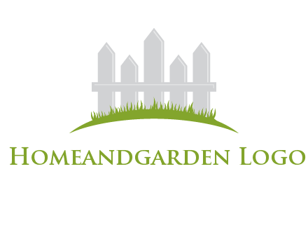 fences on grass logo