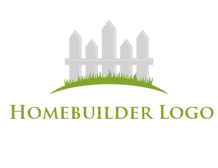 fences on grass logo