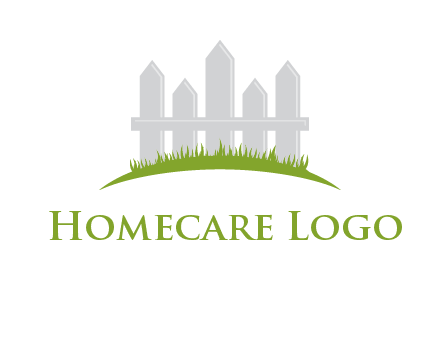 fences on grass logo