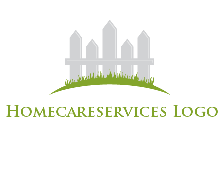 fences on grass logo