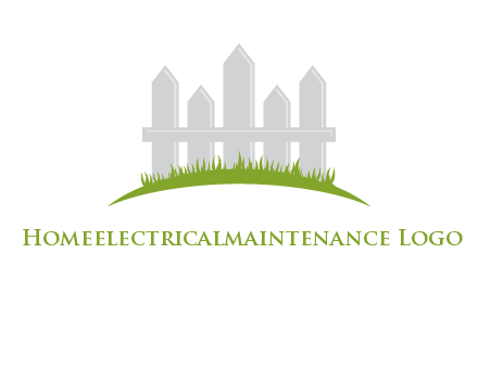 fences on grass logo