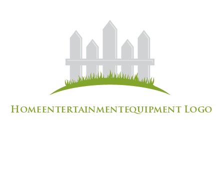 fences on grass logo
