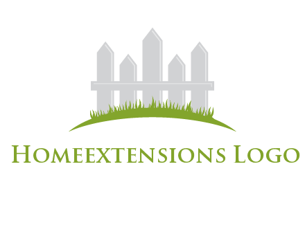 fences on grass logo