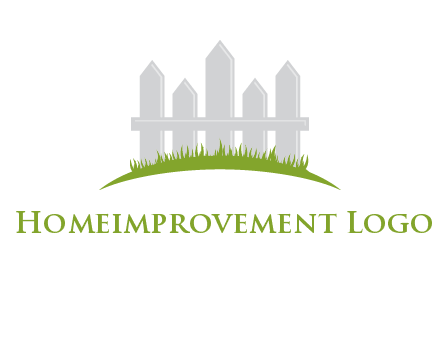fences on grass logo