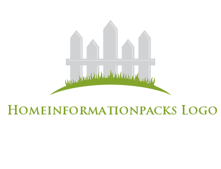 fences on grass logo