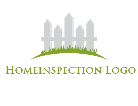 fences on grass logo
