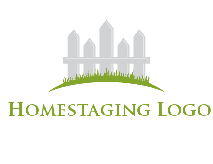 fences on grass logo
