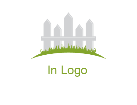 fences on grass logo