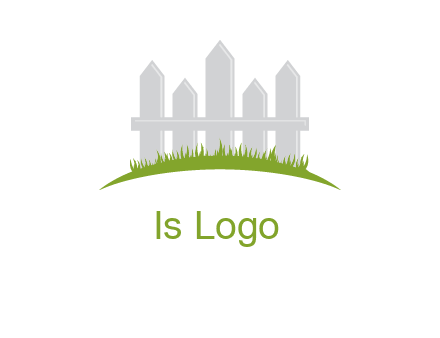 fences on grass logo