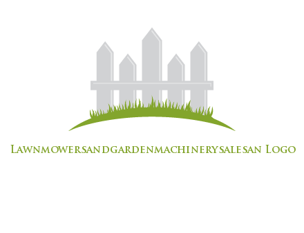 fences on grass logo