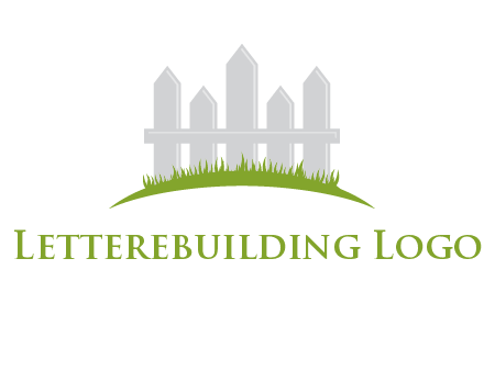 fences on grass logo