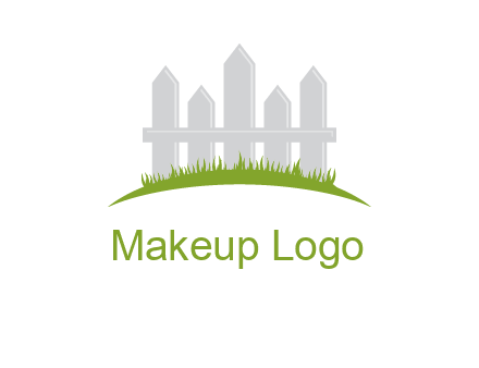 fences on grass logo