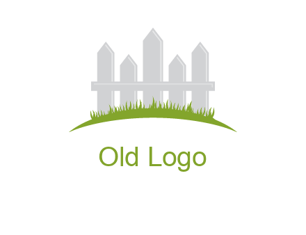 fences on grass logo