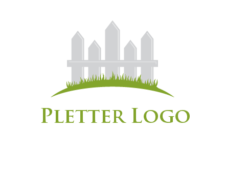 fences on grass logo