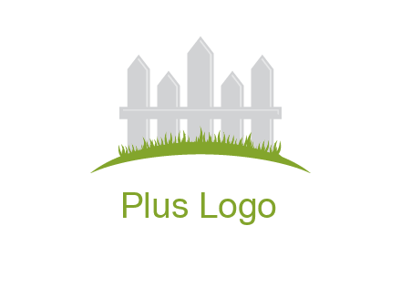 fences on grass logo