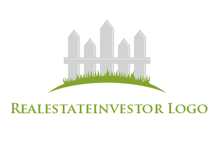 fences on grass logo
