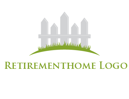 fences on grass logo