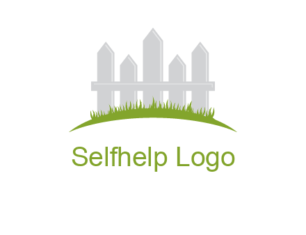 fences on grass logo