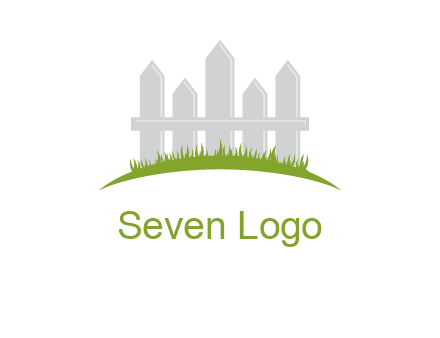 fences on grass logo