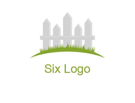 fences on grass logo