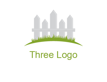 fences on grass logo