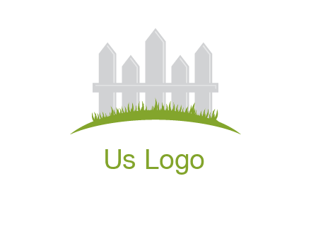 fences on grass logo