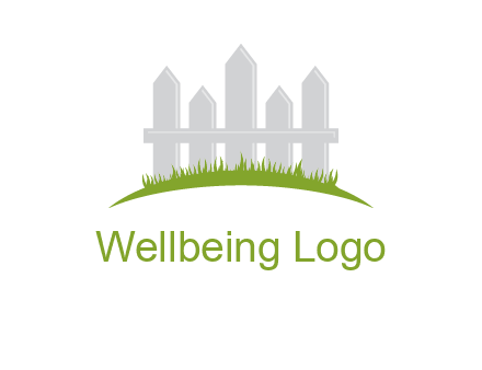 fences on grass logo
