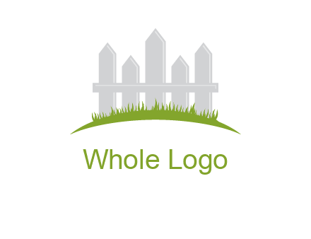 fences on grass logo