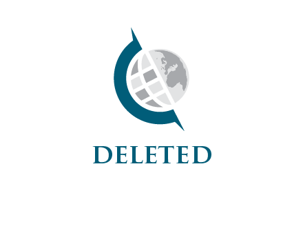 abstract globe logo
