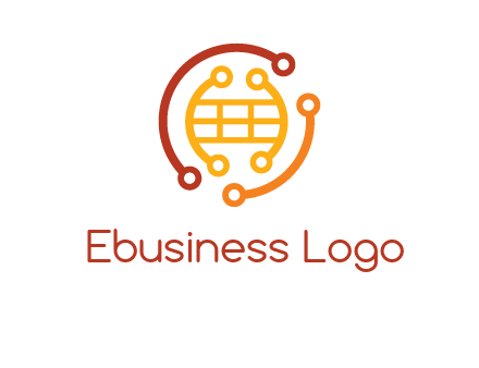 technology wires forming globe graphics