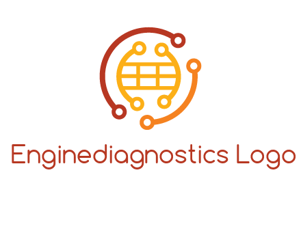 technology wires forming globe graphics