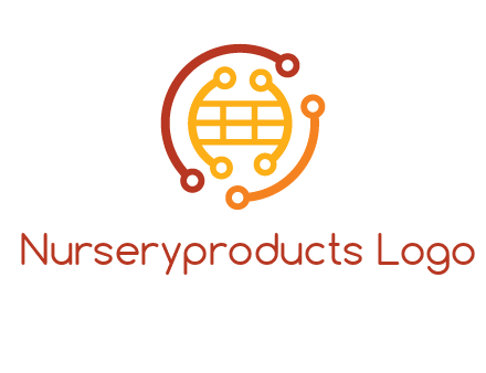 technology wires forming globe graphics