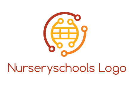 technology wires forming globe graphics