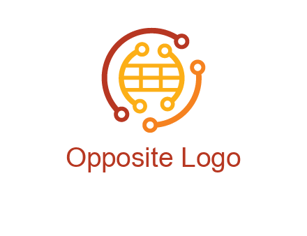 technology wires forming globe graphics