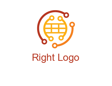technology wires forming globe graphics