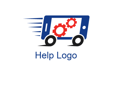 gears inside cellphone with the tire logo