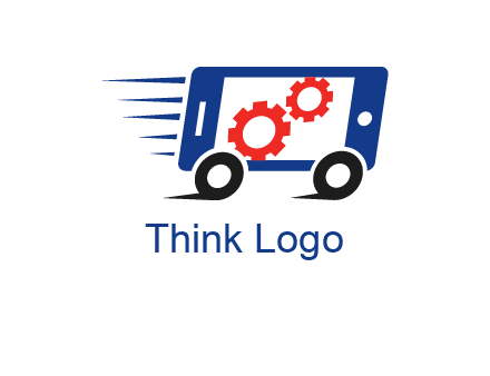 gears inside cellphone with the tire logo