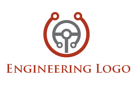 steering wheel made of tech wires logo