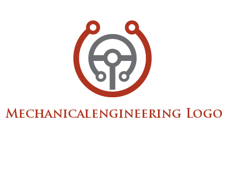 steering wheel made of tech wires logo