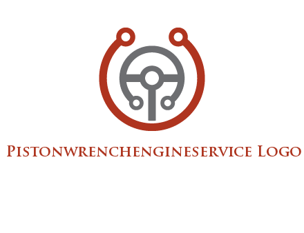 steering wheel made of tech wires logo