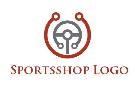 steering wheel made of tech wires logo