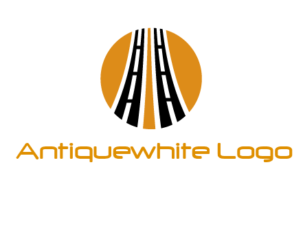 two roads in circle
