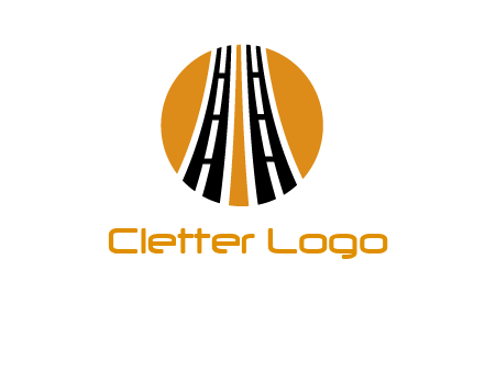 two roads in circle