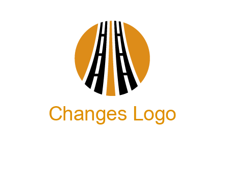 two roads in circle