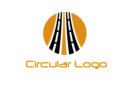 two roads in circle