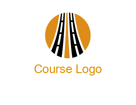 two roads in circle