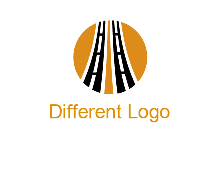 two roads in circle